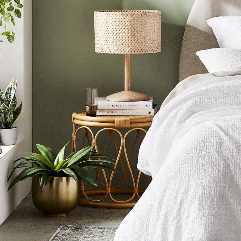 Bahama Rattan Honey Loop Side Table