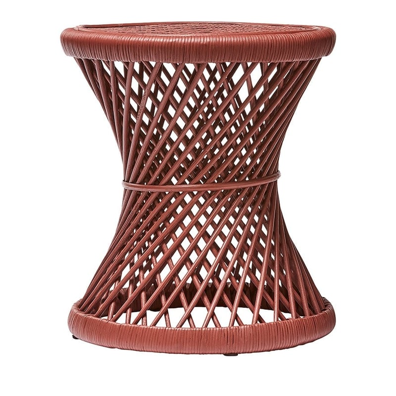 Bahama Rattan Rust Emmanuelle Round Side Table