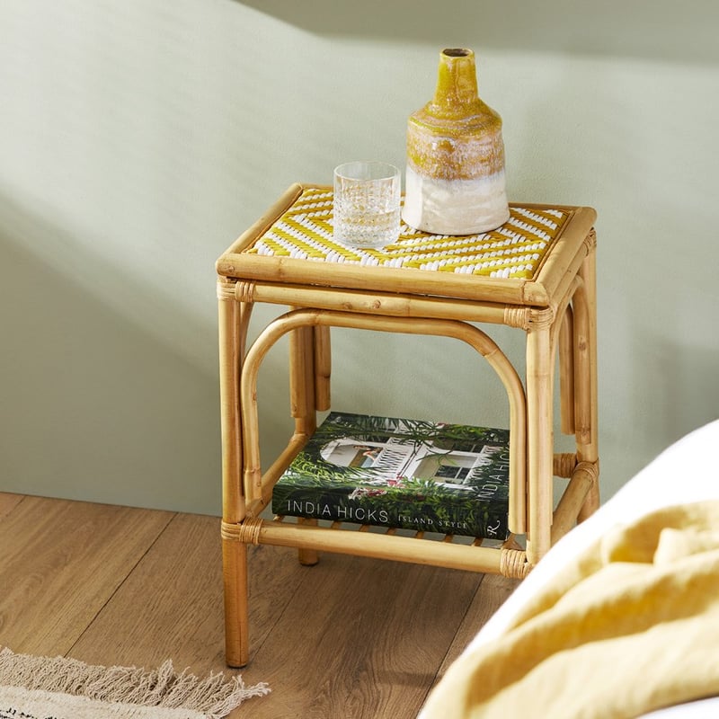 Bahama Rattan Mustard & Honey Jumeirah Side Table