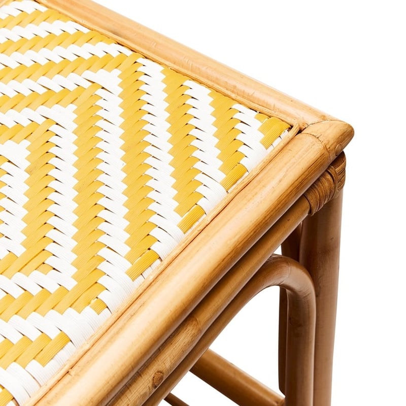 Bahama Rattan Mustard & Honey Jumeirah Side Table