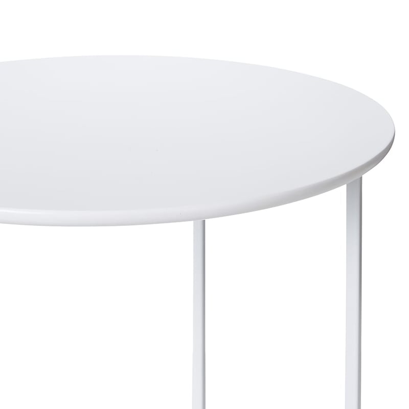 Palermo Collection White Side Table Large