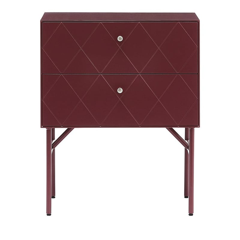 Modena 2 Drawer Rosewood Bedside Table 