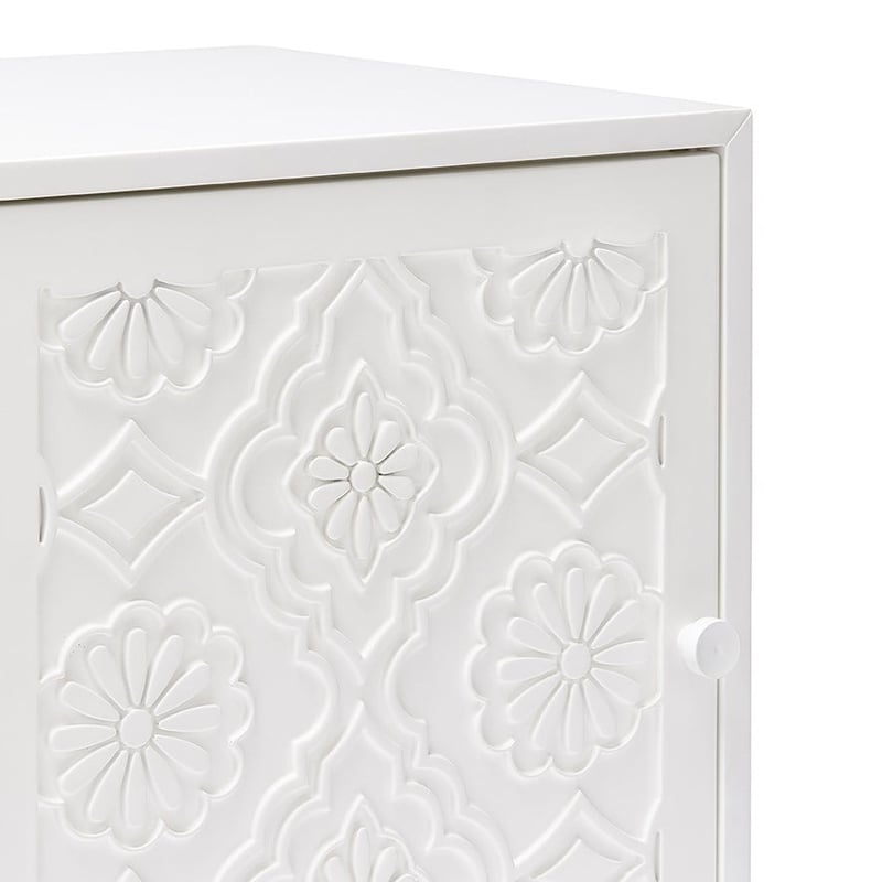 Hamilton White Side Table 
