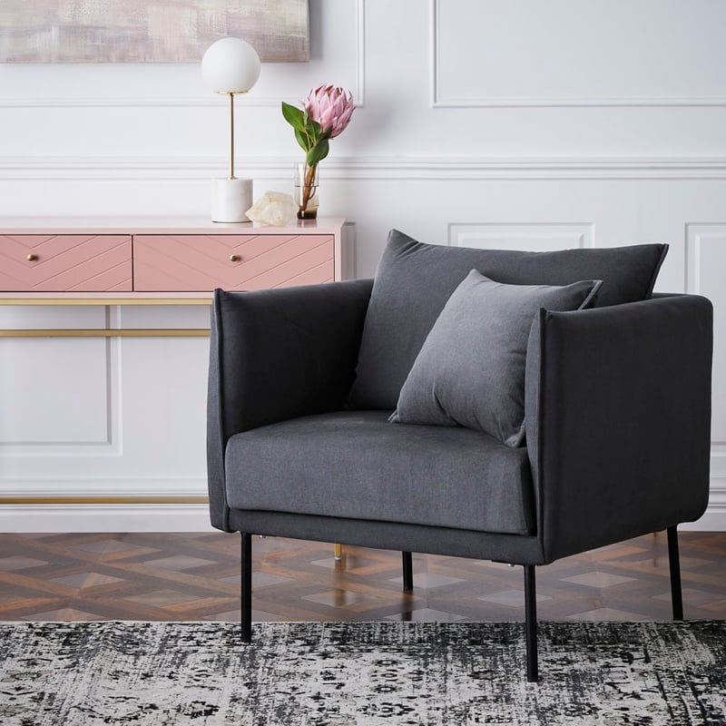 Sienna Collection 2 Drawer Console Pink & Gold