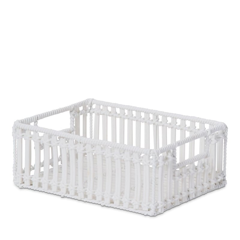 Echo White Small Basket