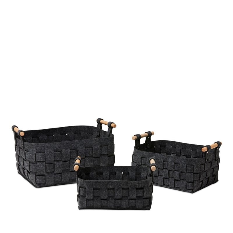 Quinn Dark Grey Basket