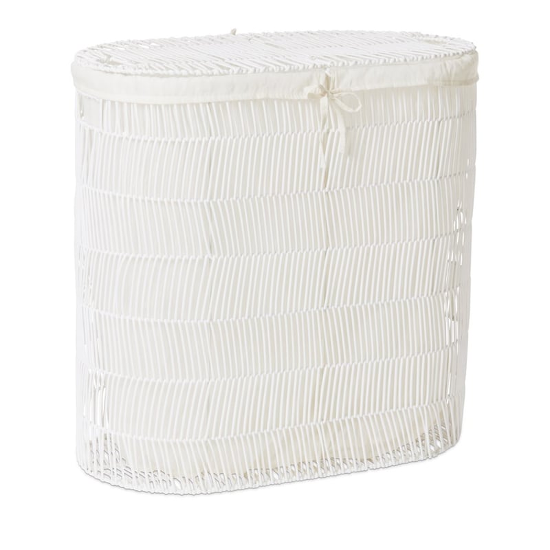 White Barker Laundry Basket