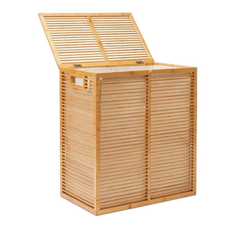 Floyd Bamboo Double Laundry Basket
