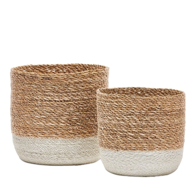 Florence Natural & White Basket