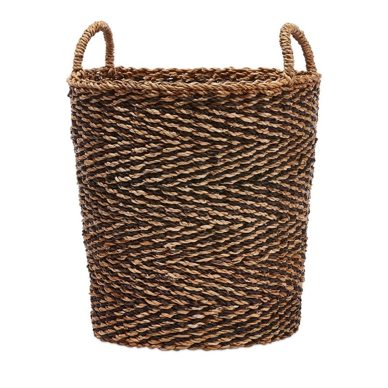 Zambezi Black & Natural Chevron Basket