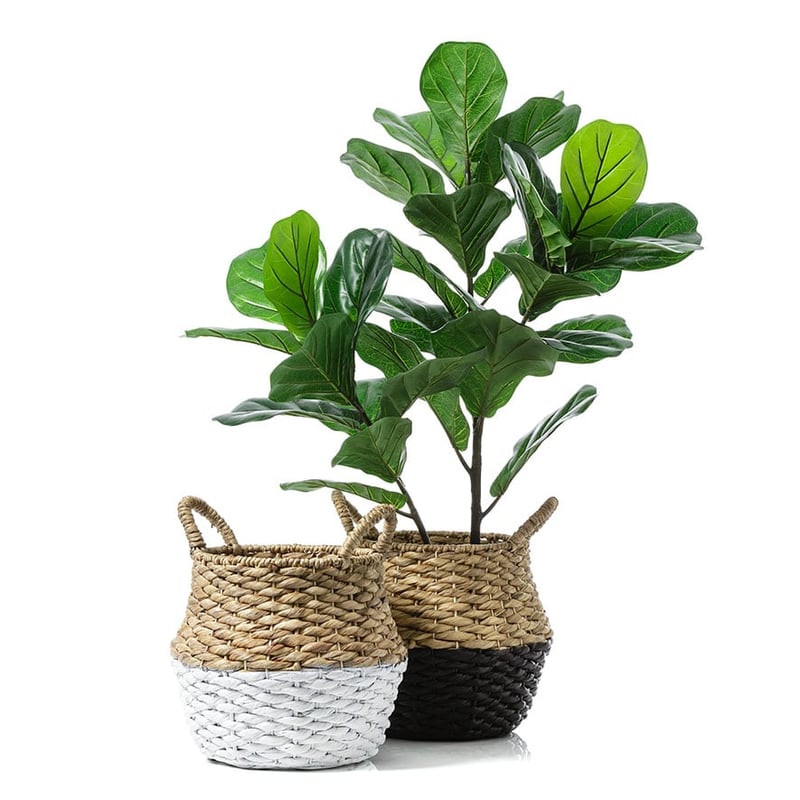 Bilbao Basket White & Natural 