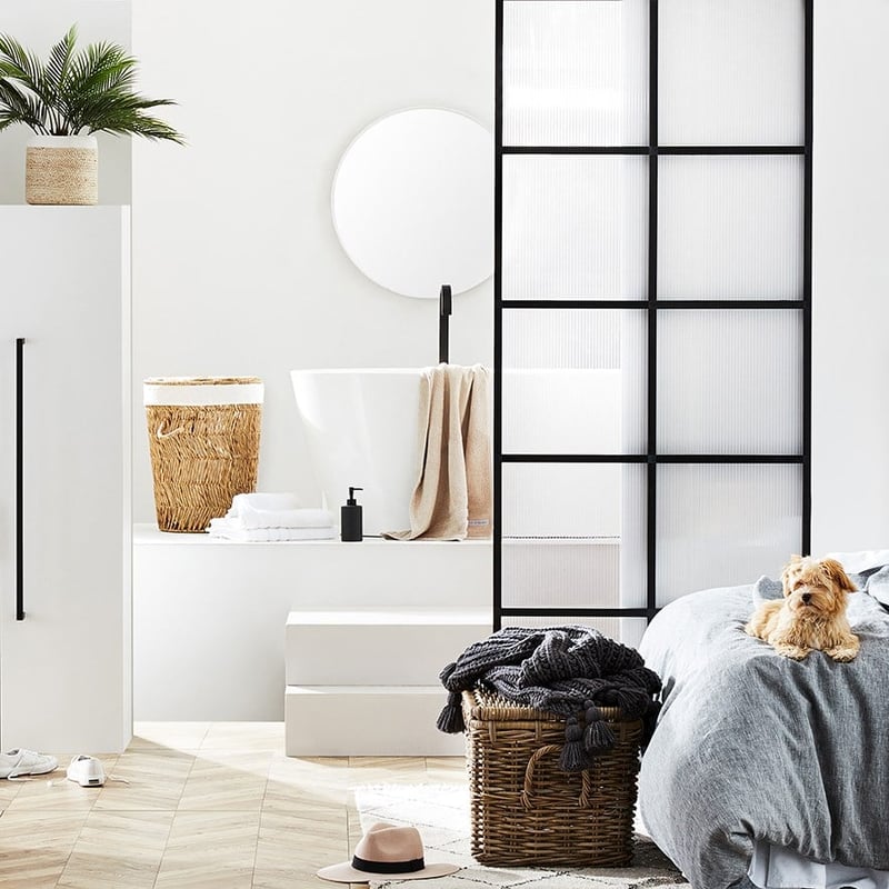 Twist Laundry Basket Natural 