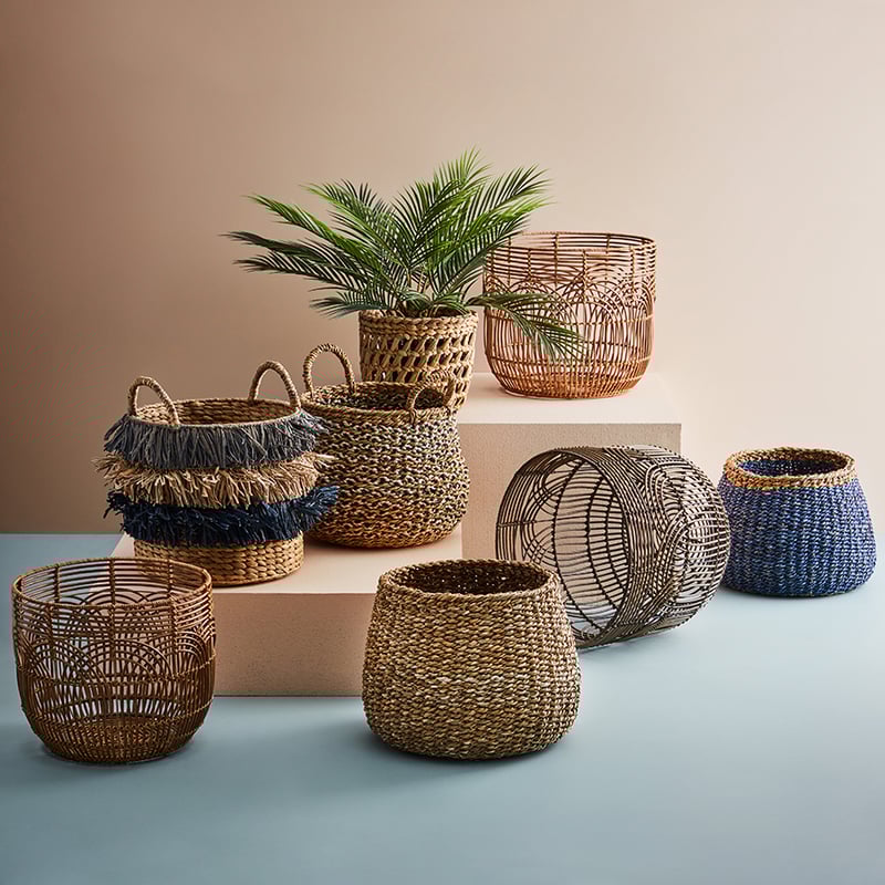 Palm House Basket Natural