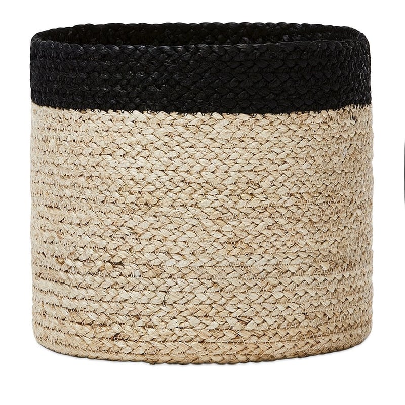 Tivoli Black & Natural Coastal Basket 
