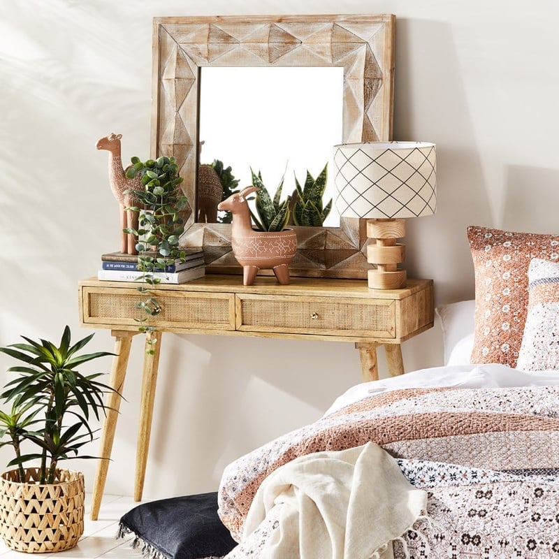 Zig Zag Natural Basket