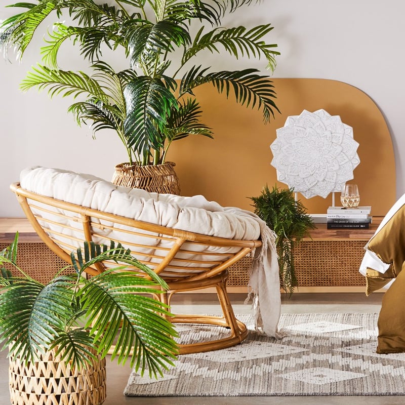Zig Zag Natural Basket