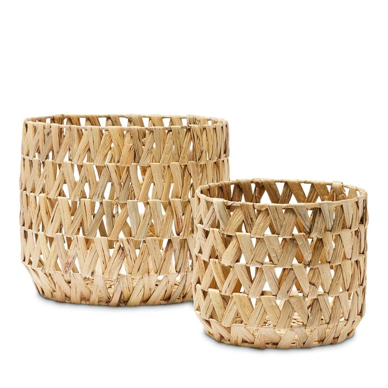Zig Zag Natural Basket