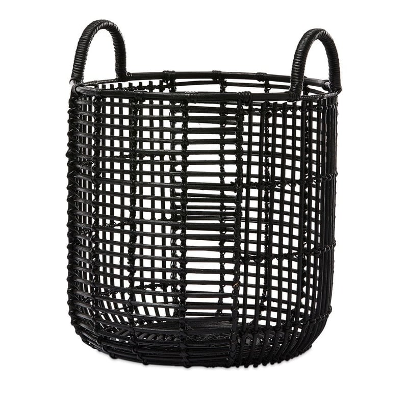 Mark Tuckey Byron Rattan Black Basket 