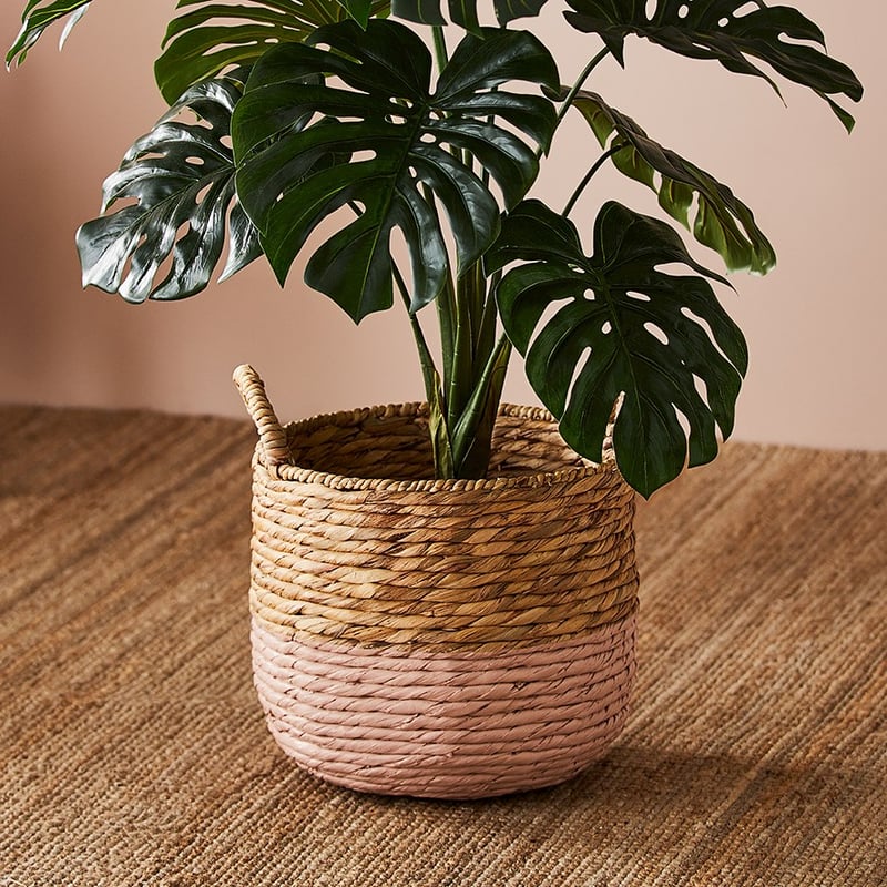 Otis Natural & Pink Basket