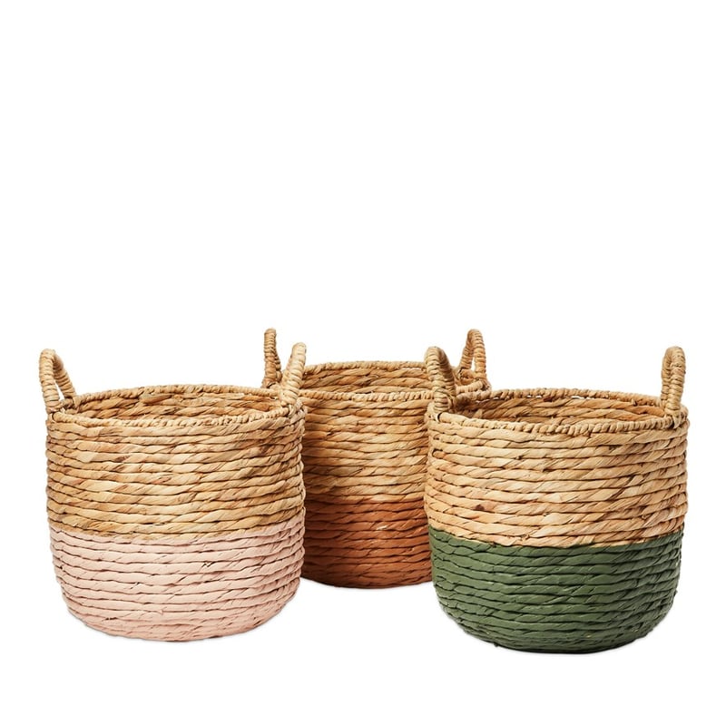 Otis Natural & Pink Basket