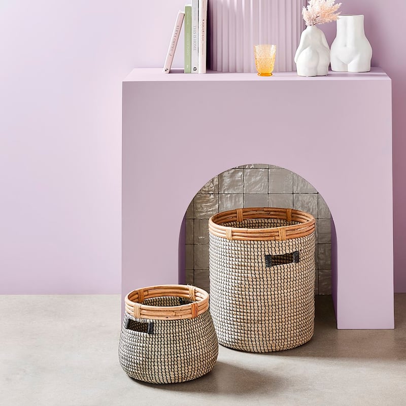 Dunedin Black & Natural Basket 