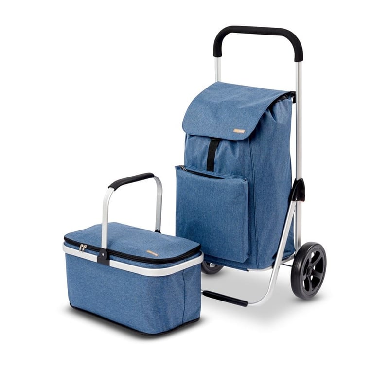 Enviro Denim Blue Shopping Trolley