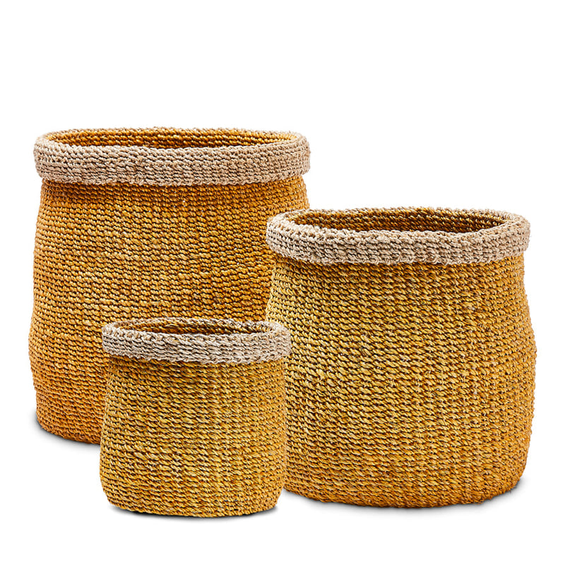 Marengo Mustard & Natural Basket