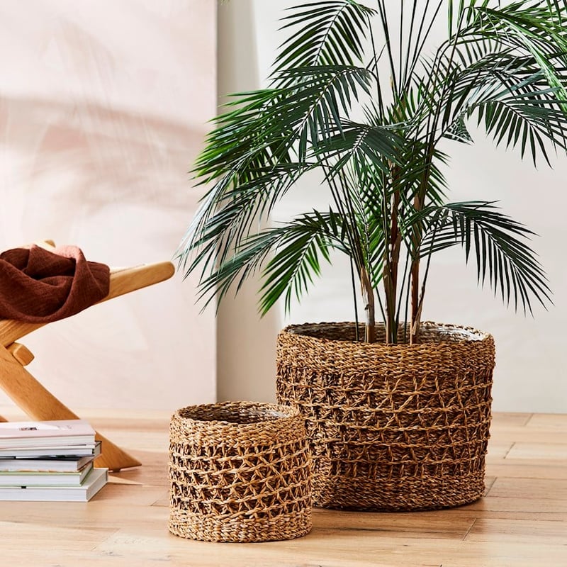 Sahara Tan Lattice Basket 