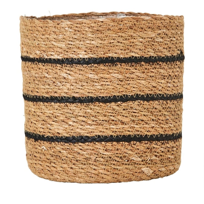 Sahara Tan & Black Stripe Basket 