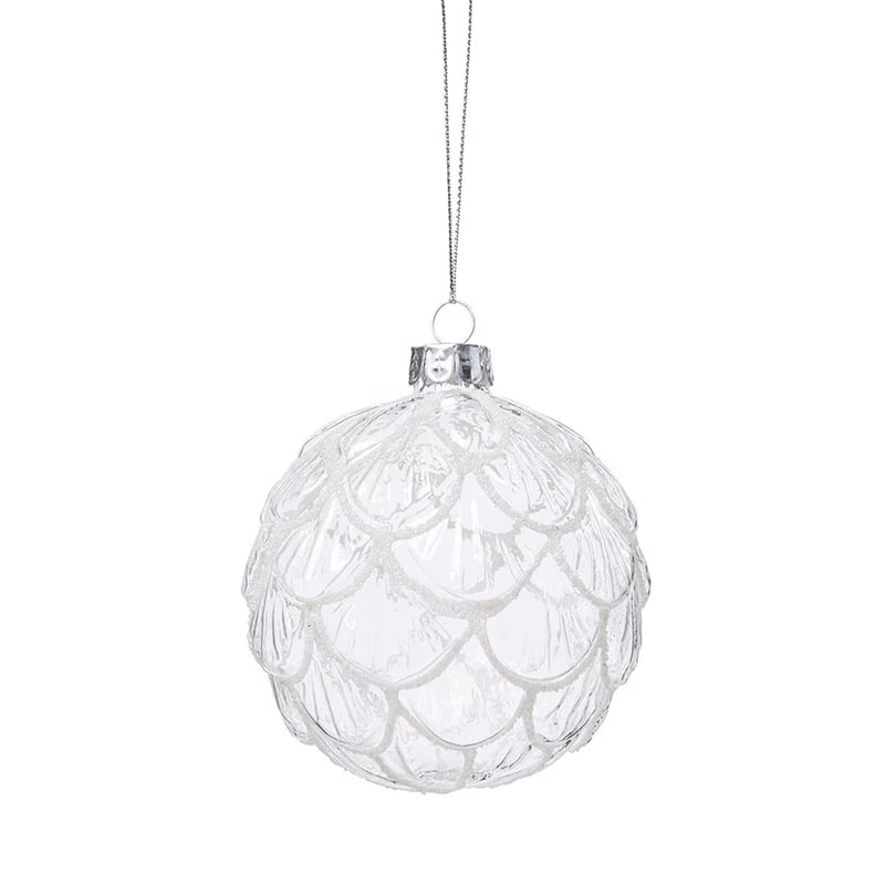 Baroque White Bauble