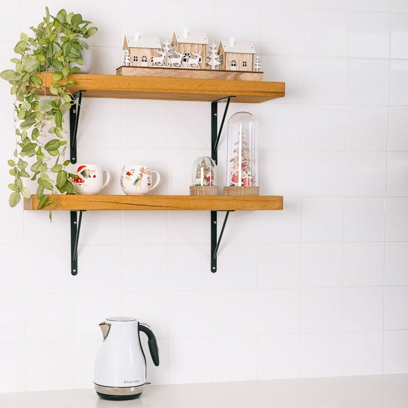 Laser Cut Santa Trees Dome Ornament 