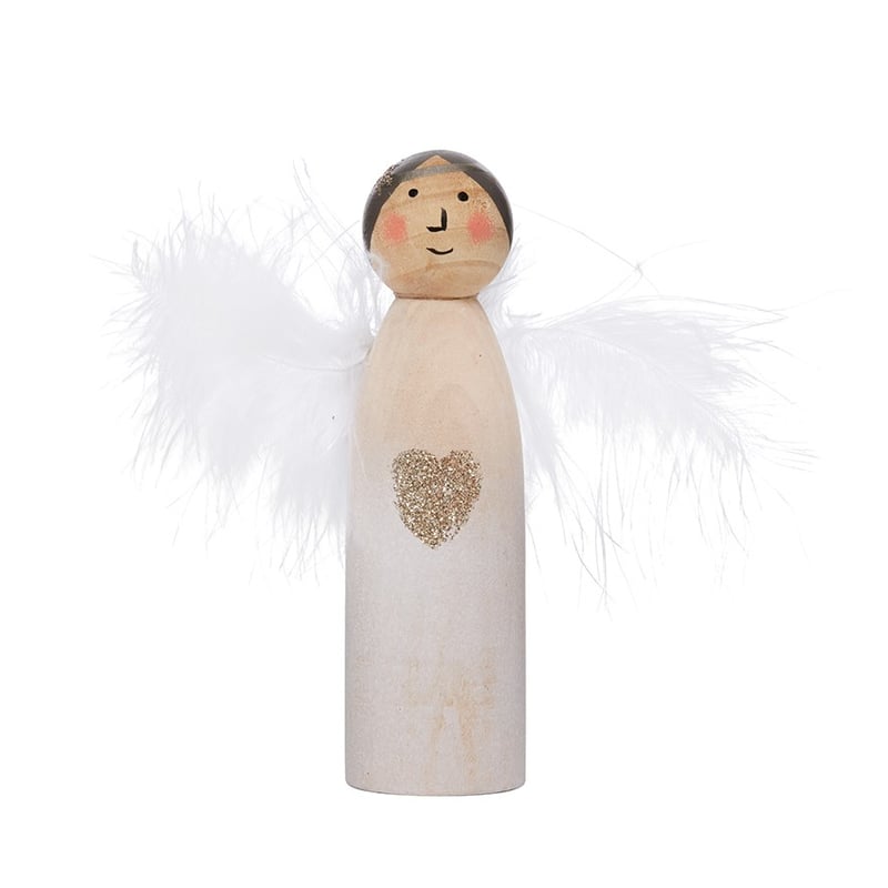 Wooden Angel Ornament