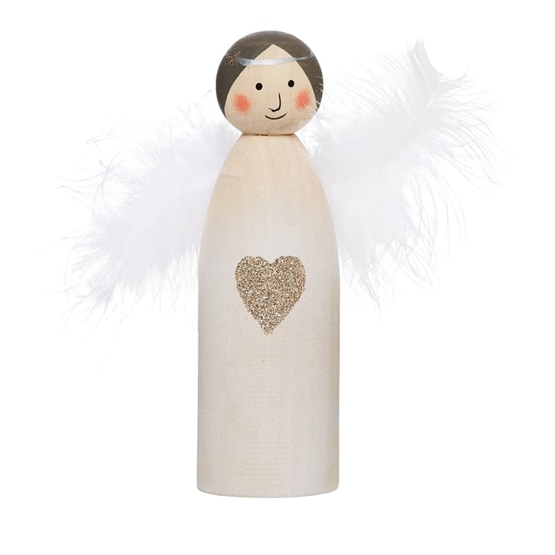 Wooden Angel Ornament