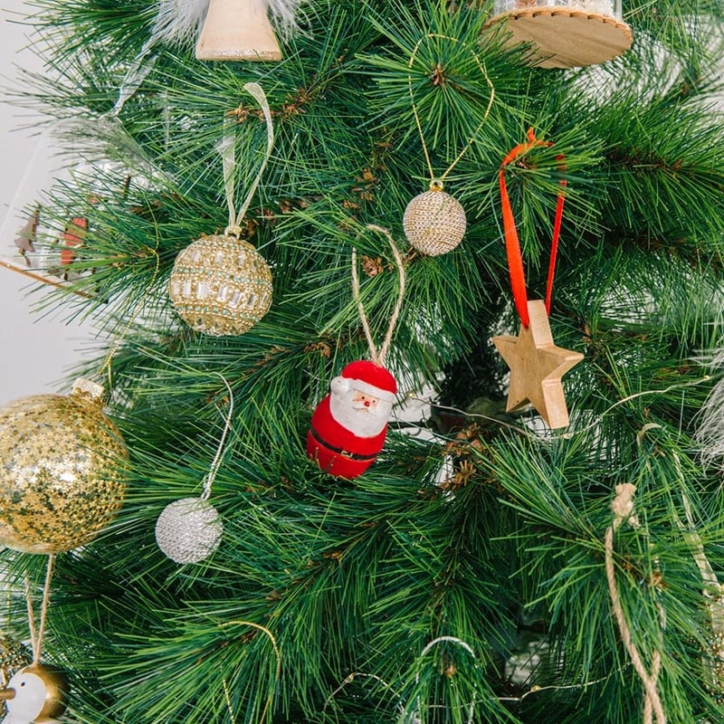 Hanging Festive Red Jolly Santa Decoration