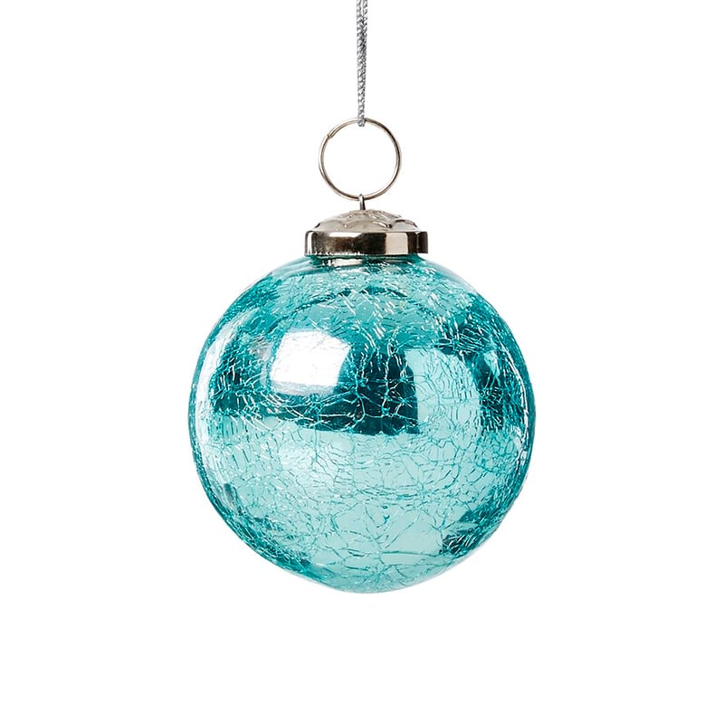 Mercury Large Aqua Ball Bauble 