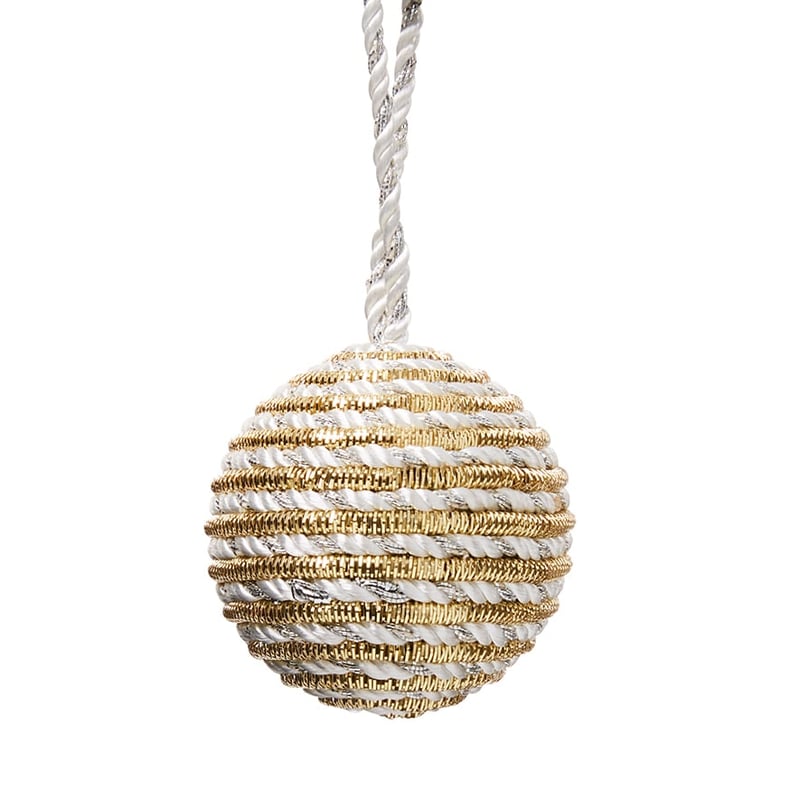 Striped Rope Champagne Bauble 