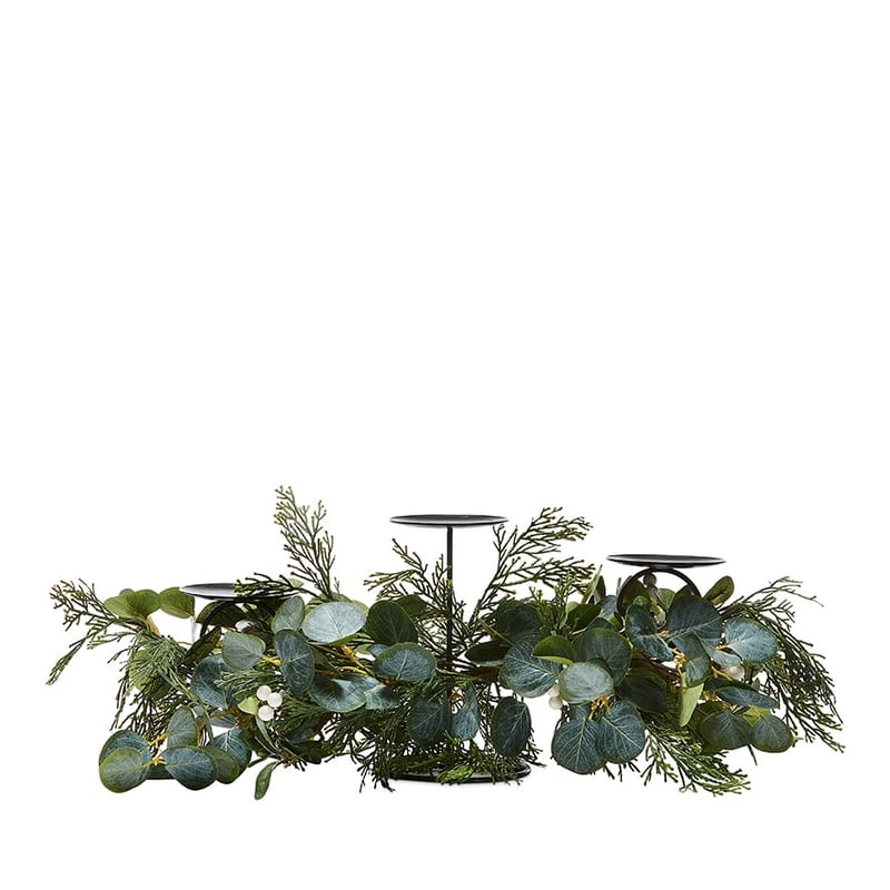 White Berry Gum Collection Green Candle Holder