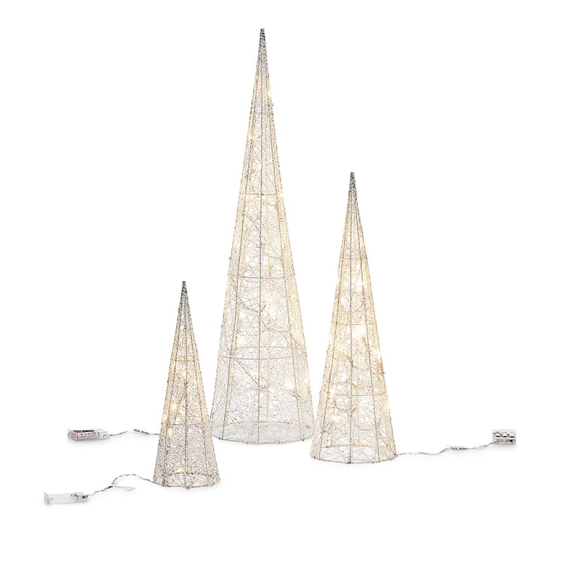 White Cone Tree Lights 