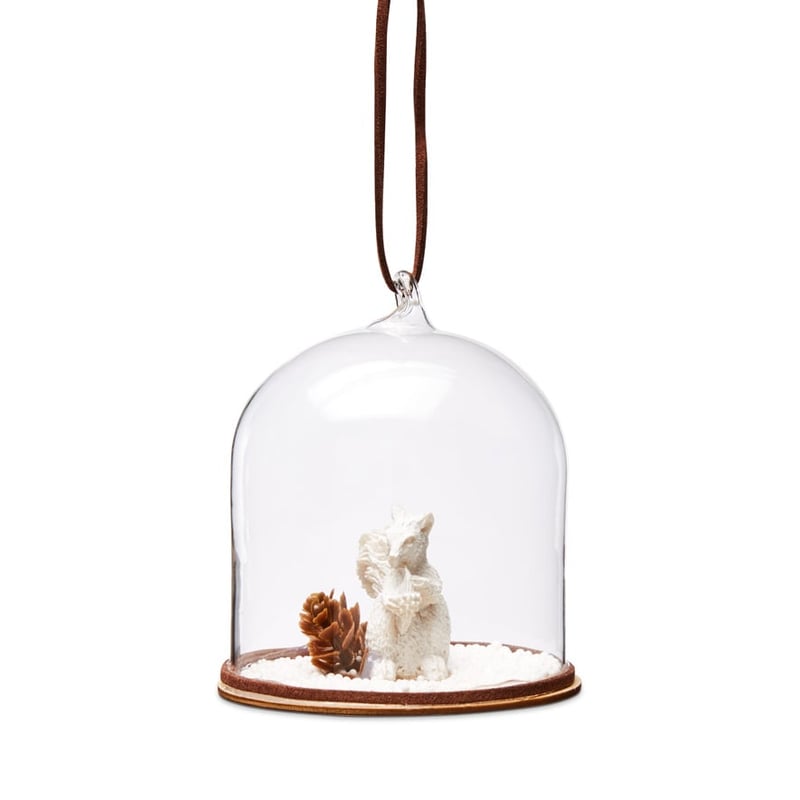 Woodland Squirrel Glass Decoration 