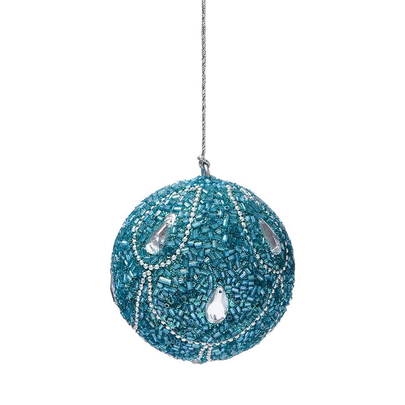 Beaded Turquoise Bauble