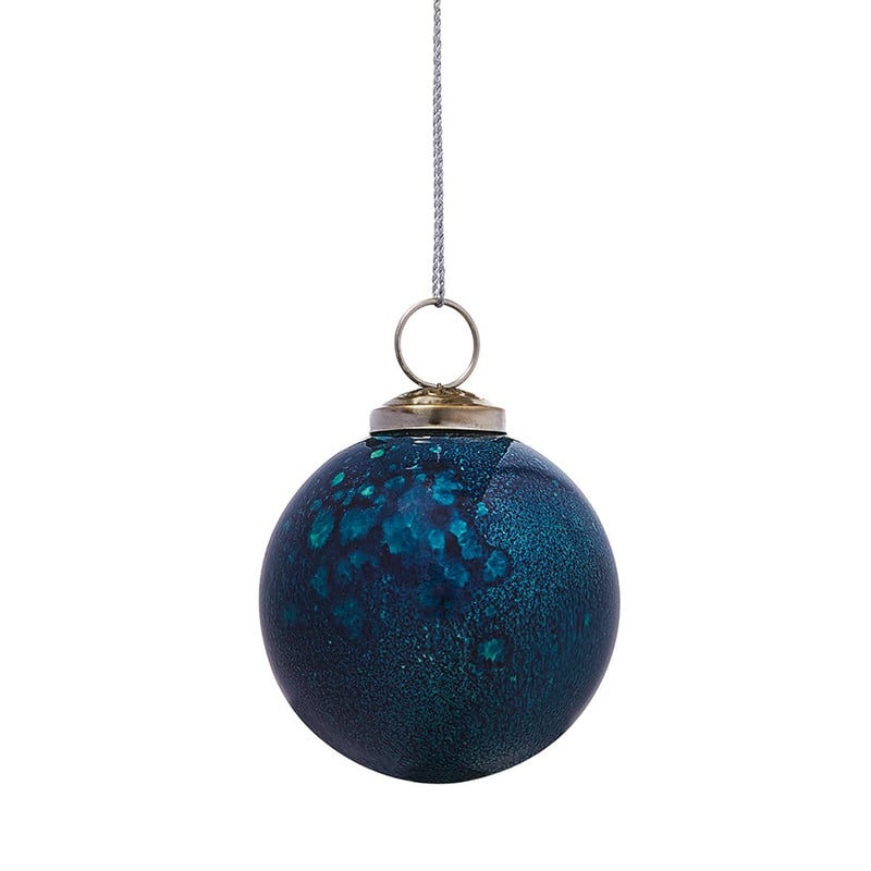 Marble Sapphire Ball Bauble