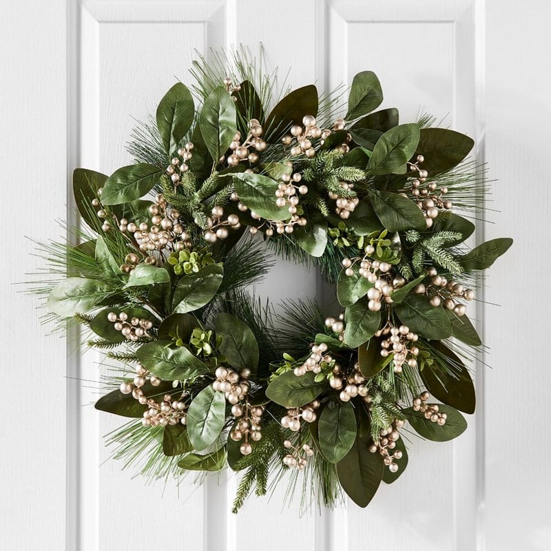 Champagne Berry Green & Champagne Wreath