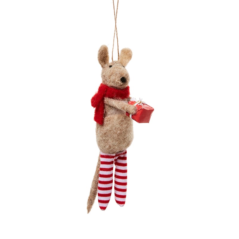 Kangaroo Brown Australiana Felted Friends Ornament