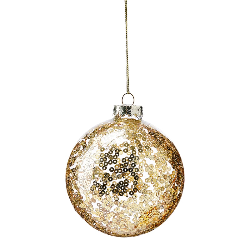 Sequin Gold Bauble