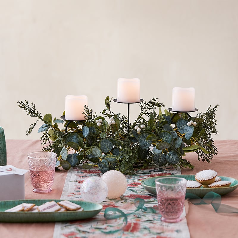 Rainbow Clear Glass Bauble