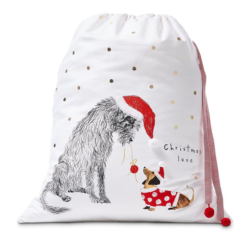 Festive Christmas Love Santa Sack