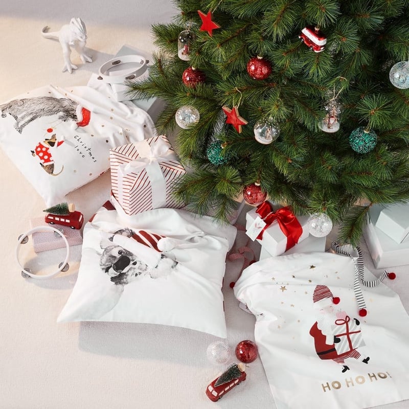 Festive Santa Santa Sack