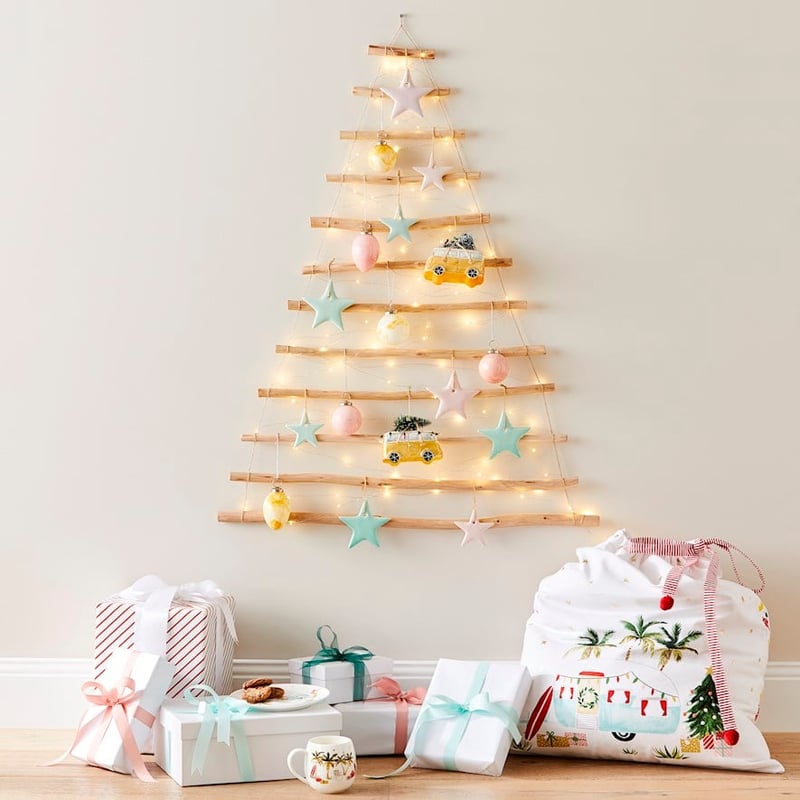 Natural Hanging Branch Christmas Tree