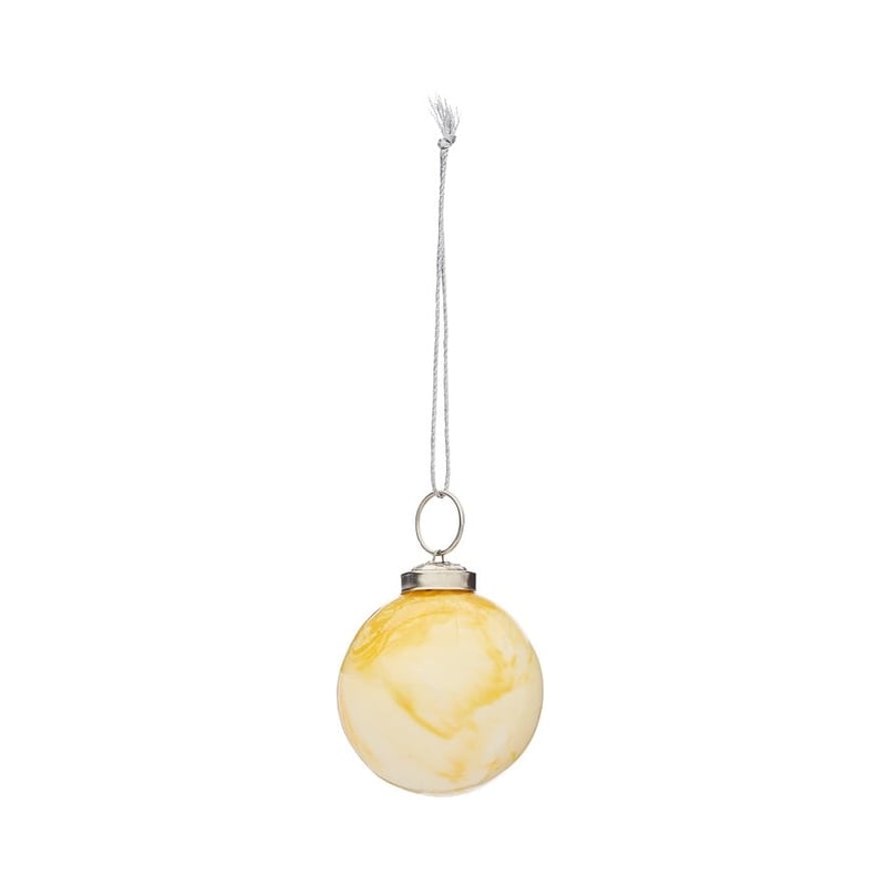 Marble Yellow Bauble
