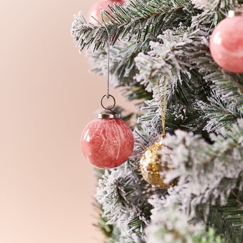 Marble Pink Bauble